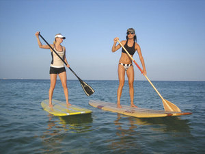 урок на paddleboard