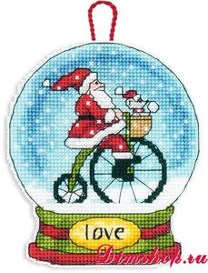 Love Snow Globe Ornament