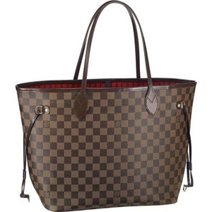 сумка LV Neverfull GM в коричневую шашечку