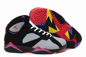 Air Jordan 7 Retro Grey/Black/Red Women's 28011