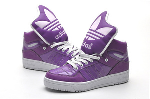 Womens Adidas Jeremy Scott Metro Attitude Logo W Purple Shoes