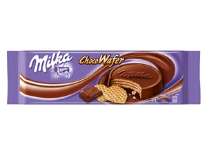 Milka с вафлей