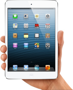 белый iPad mini с 3G и 64GB памяти