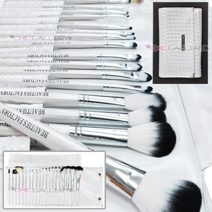 White makeup brushes