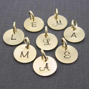 first letter pendant