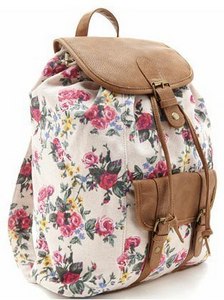 рюкзак с цветочным принтом
