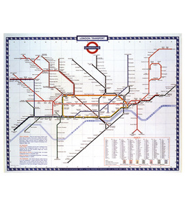 Постер 'London's Underground Map'