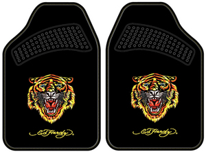 Коврики ворсовые универсальные (4шт) Ed Hardy, Tiger