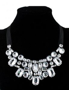 Costume Jewelry Shining Crystal Collar Necklace