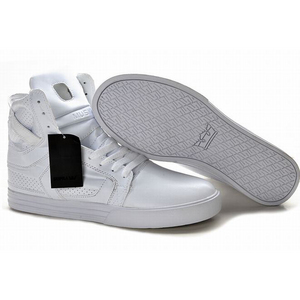 high tops all white supra skytop ii men footwear