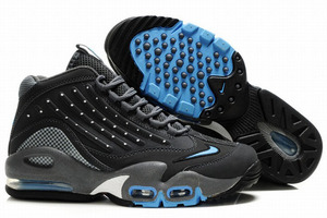 nike griffey max ii black grey blue men shoes