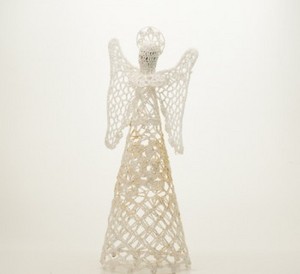 Ангел вязаный декор