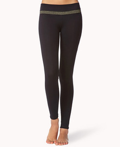 Metallic Skinny Yoga Leggings
