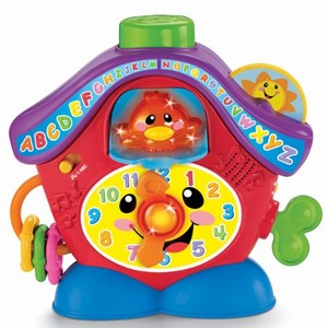 Fisher-Price Часы с кукушкой. Серия "Смейся и учись"