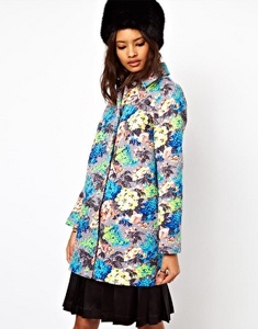 floral coat