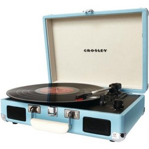 Crosley CR8005A-TU Cruiser Portable Turntable (Turquoise)