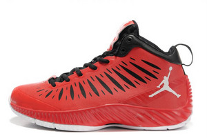 Air Jordan Super Fly Olmpic 2012 Gym Red and White Team and Black - Men Sneakers