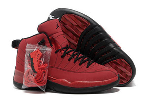 University Red and Black Air Jordan 12 Retro Shoes