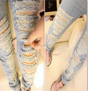 драные джинсы