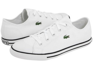 белые кеды lacoste