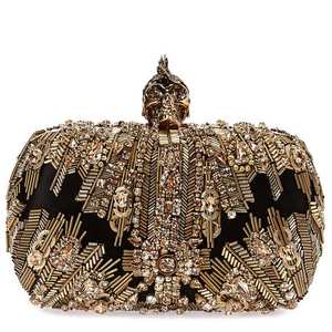 One of Alexander McQueen skull clutches