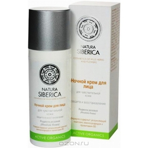 Natura Siberica Ночной крем для лица "Защита и восстановление", для чувствительной кожи