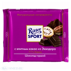 Ritter Sport с элитными какао из Эквадора