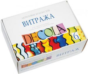 Акриловые краски для витража Декола