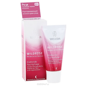 Крем-уход Weleda "Wildrose", разглаживающий, ночной