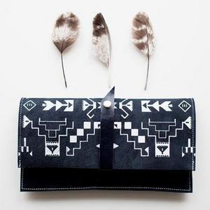 Кожаный клатч «Tribal Pattern»
