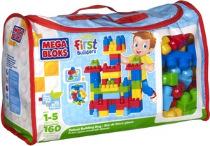 Конструктор Mega Bloks First Builders Делюкс 160 деталей