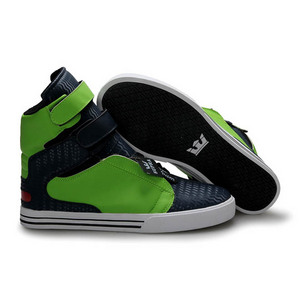 Mens Supra TK Society Deep Blue Green Mens High Tops