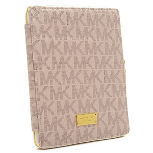 Michael Kors Jet Set Logo Large Apricot iPad Case Bag