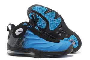 Nike Air Total Foamposite Max Current Blue/Black Mens Basketball Shoes