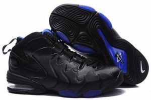 mens nike penny iii all black basketball shoe