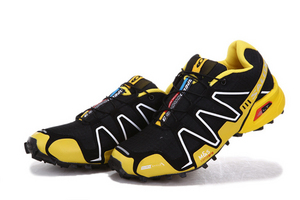 Salomon Speedcross 3 CS Black Canary Yellow Trail Running Shoes