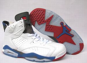 Nike Air Jordan 6 Retro White/Blue Men's