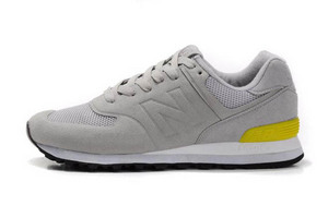 Men's new balance MS574GY Sonic light Grey Yellow Shoes