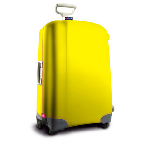 yellow suitcase