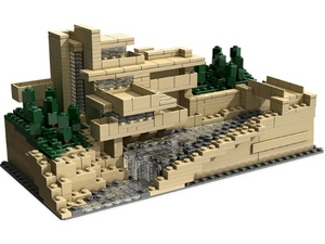 Lego Architecture Дом над водопадом