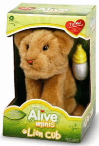 Интерактивная игрушка WowWee Alive Mini Lion Cub, детеныш львенка. (Mini-Lion-Cub)