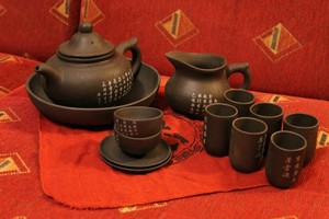 Глиняный набор для чаепития