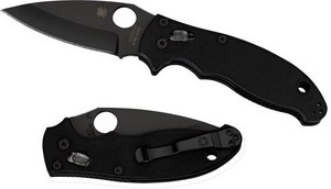 Spyderco Manix2 Black Blade ~ C101GBBK2