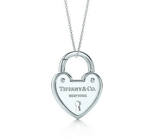 Tiffany Locks heart lock pendant