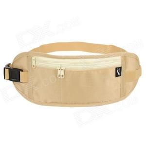 Ryder Security Money / Passport Waist Belt Bag - Khaki - Free Shipping - DealExtreme