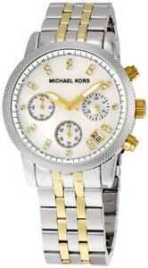 Michael Kors Chronograph Two-tone Ladies Watch MK5057