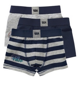 Pack of 3 Pairs of Boy's Stretch Boxer Shorts