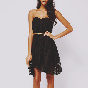 ASOS Strapless Dress in Lace