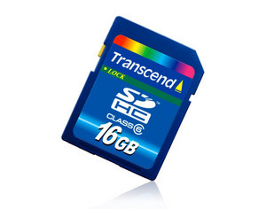 Флешка Transcend SD 16 Gb класс 10