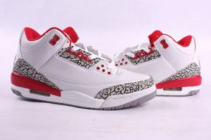 Nike Air Jordan 3 Retro White/Red Men's